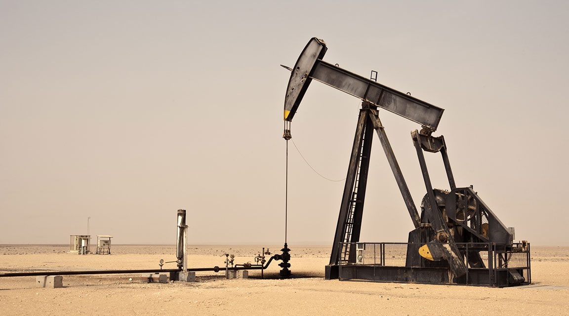 Clear view of pumpjack at Block 70
