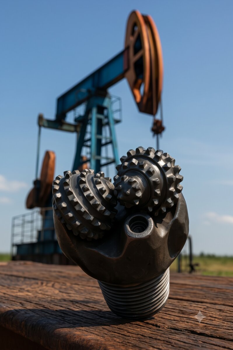 Tricone drill bit used in safe and efficient drilling operations at Mafraq Field